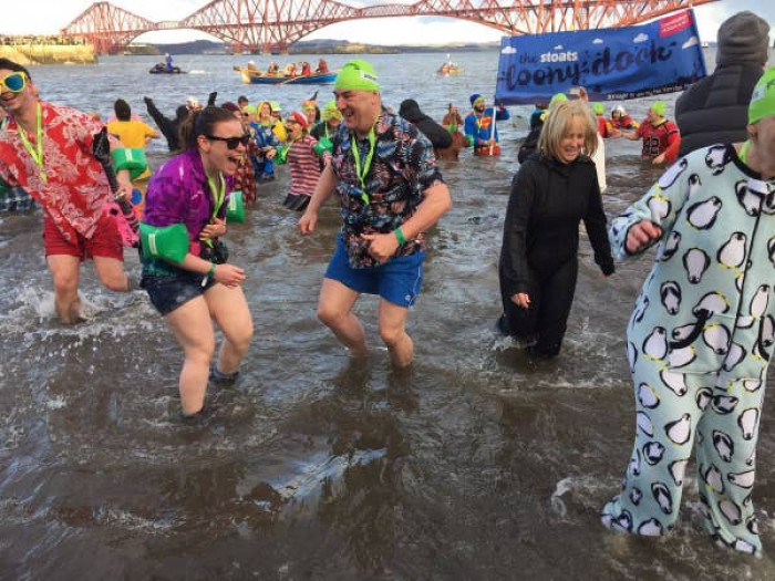 14. Throwing yourself into freezing waters while dressed as a twat to ring in the New Year.