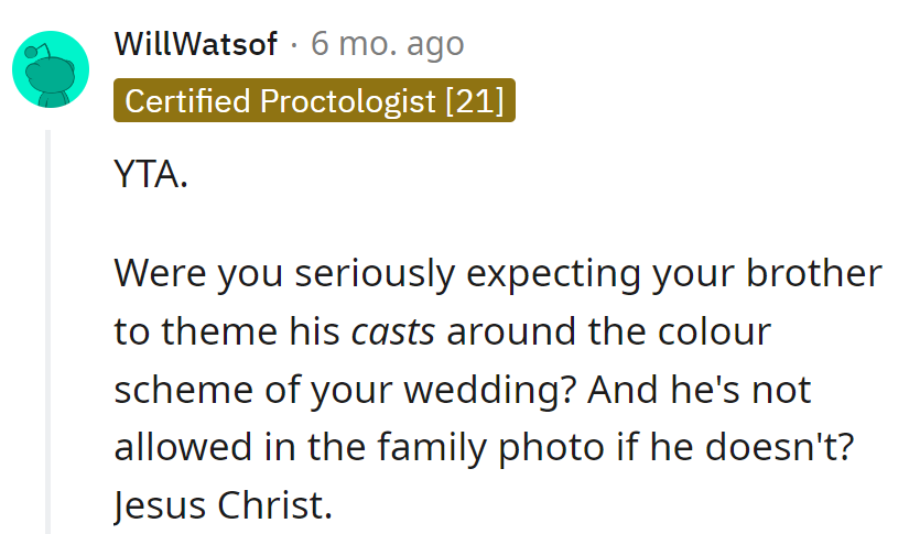 Expecting a color-coordinated cast performance at the family photo shoot—now that's a high bar!