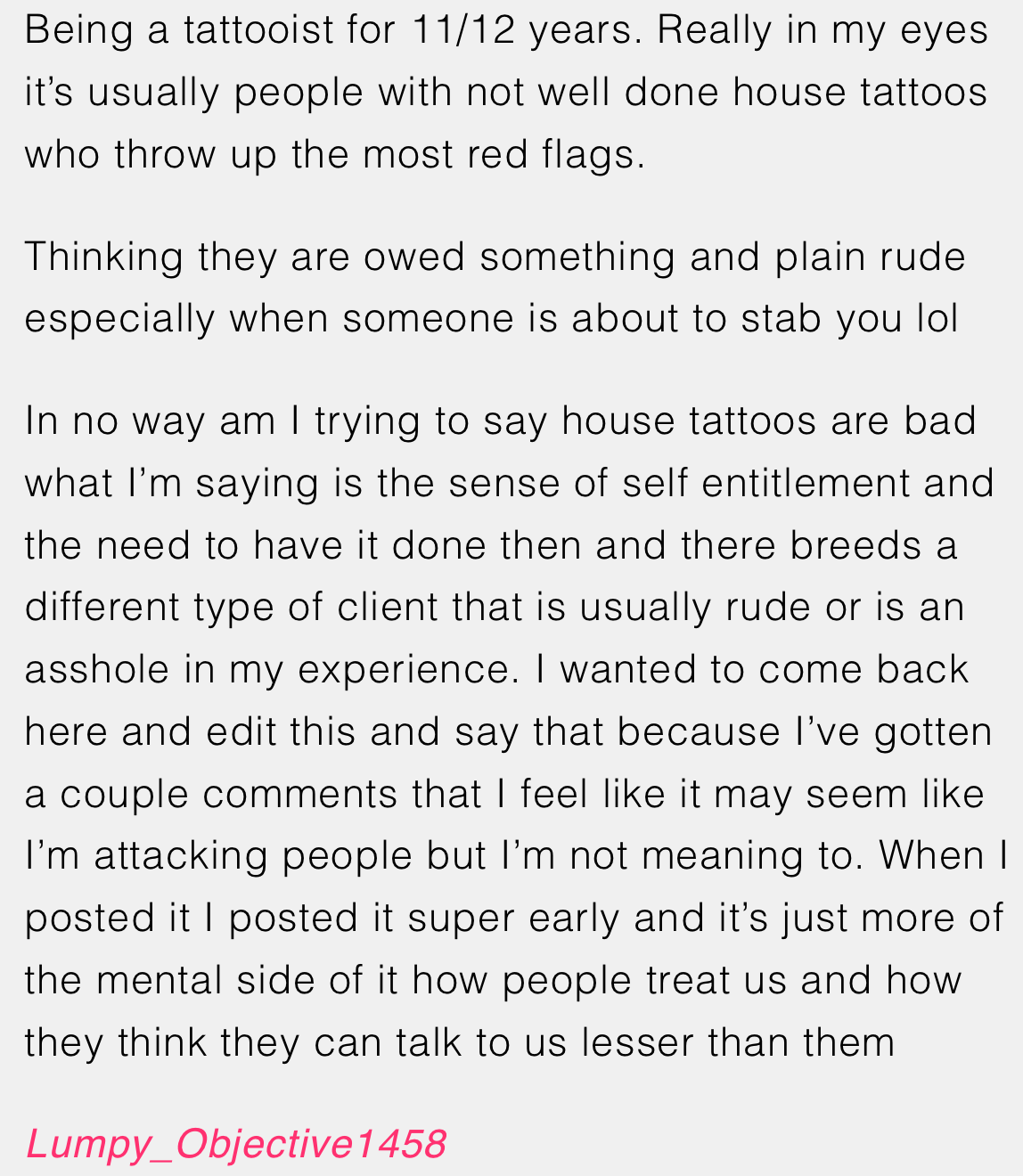 13. House tattoos can signal more than just bad art