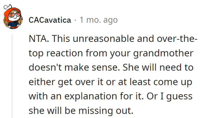 Grandma's reaction is more dramatic than a blockbuster finale!