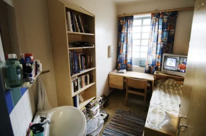 A cell in Sweden’s largest prison.