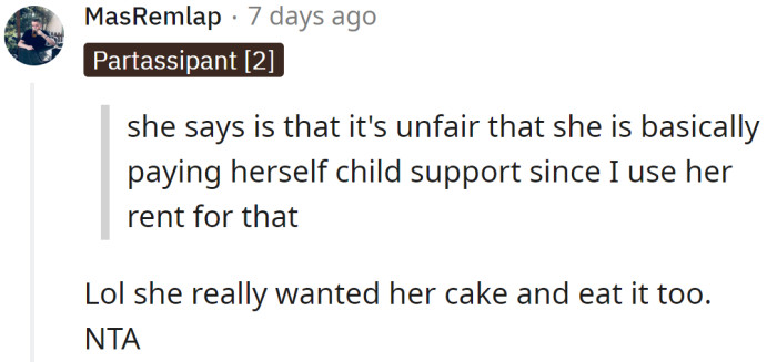 She got what she deserved