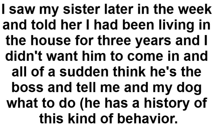 She did express her concerns more about the boyfriend to her sister.