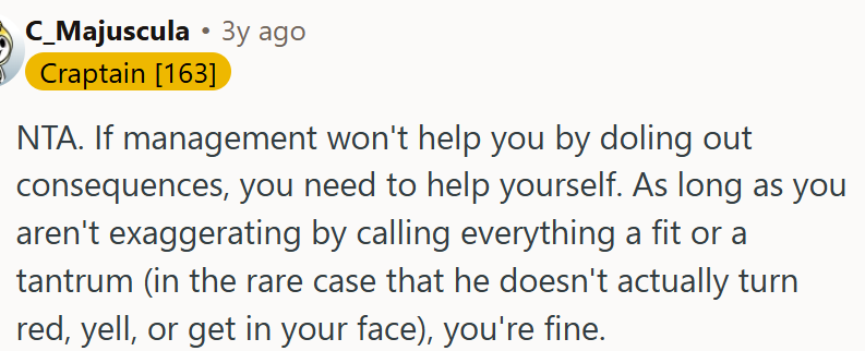 If management won't help, OP needs to help himself.