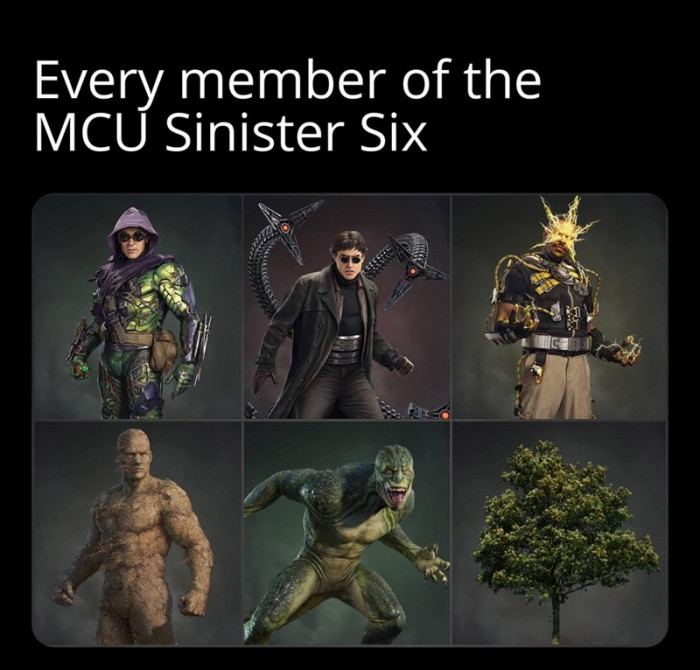 1. Check out the members of the MCU Sinister Six