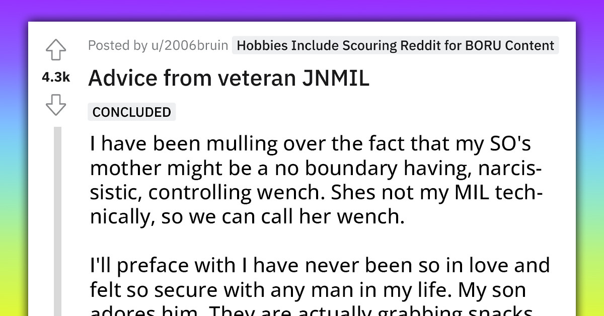 Redditor Shares How Her Partner's Narcissist Mother Controls His Life And Inevitably Ruins Their Relationship