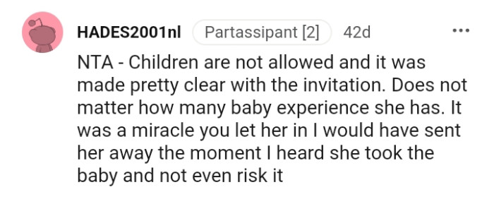 It Doesn't Matter How Many Baby Experiences Age Has