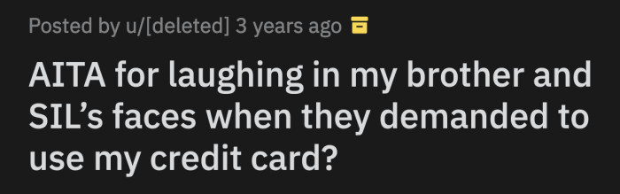 They stopped hounding her for a few days. Then, they showed up at the house to convince OP again.