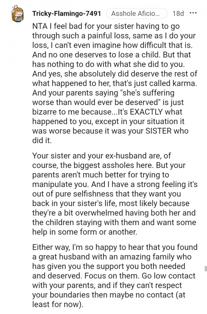 Go low contact with your parents