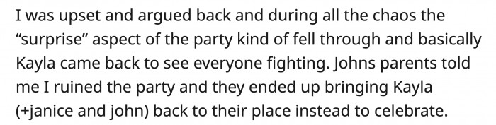 It Ended Up in an Argument That Kayla Caught, Ruining the Surprise Altogether.