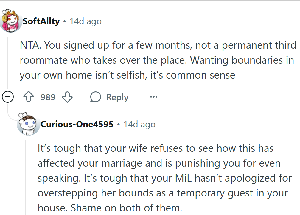 OP did not sign up for a roommate.