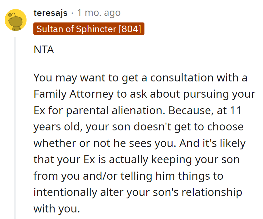 Seek advice from a Family Attorney; at 11, the son isn't Spielberg. The ex might be directing, but there's a script to flip—time for a plot twist!
