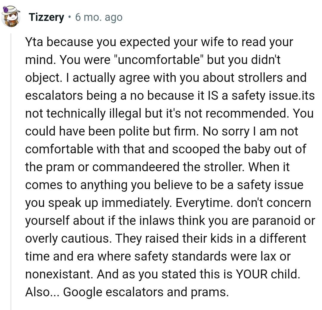 OP should have expressed his thoughts right there