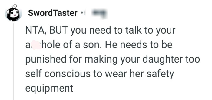 OP's son needs to be talked to