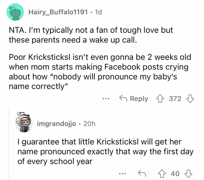 #2 I feel bad for your niece, OP.