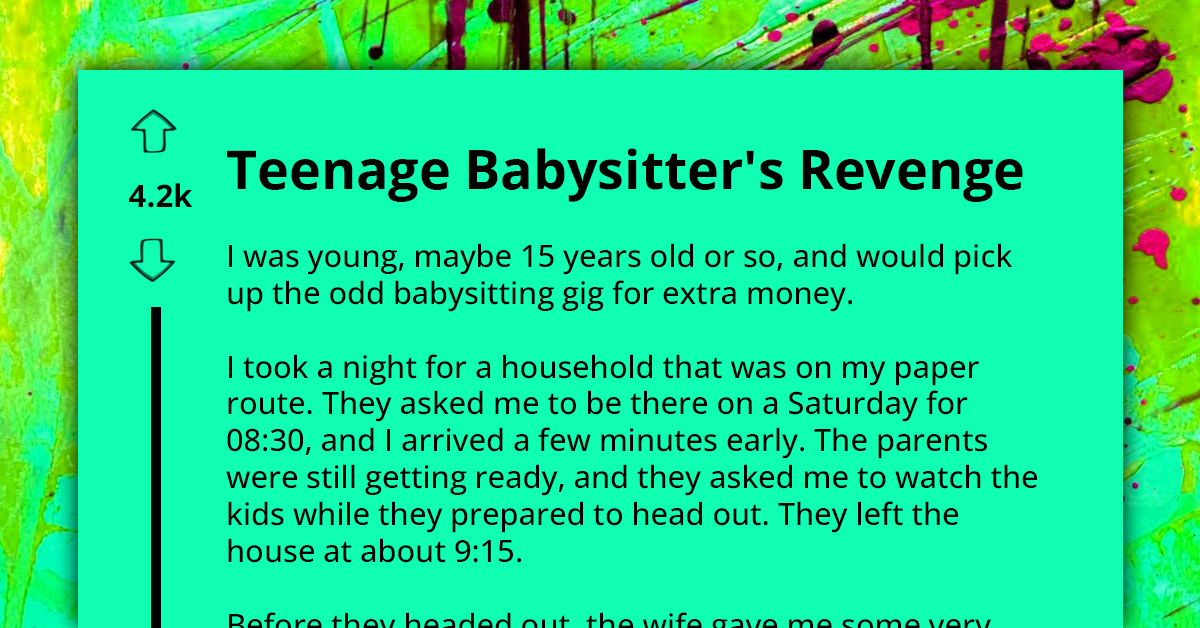 Teenage Babysitter Scrambles Labels On Neat Freak Client's Canned Goods As Retaliation For Repeated Underpayment—Smugly Quits And Storms Out