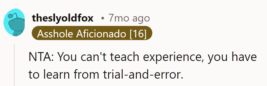 Can't Teach Experience, Gotta Learn Trial-and-Error Style!