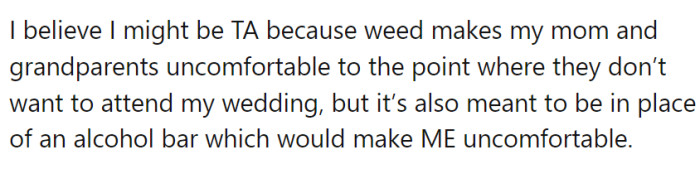 OP has offered the following explanation for why they think they might be the a-hole: