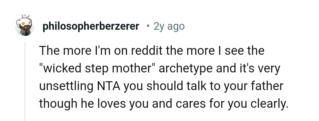 The OP should talk to his father because it seems he loves him