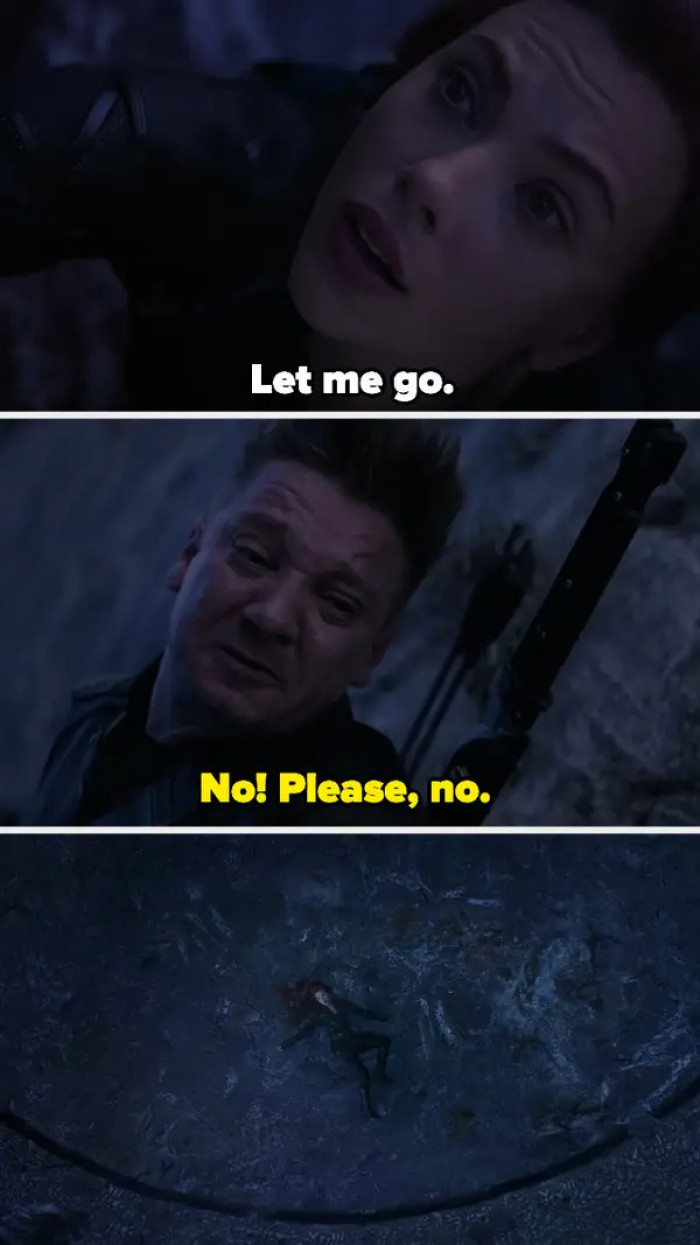 In one draft of the Endgame script, it was Hawkeye who sacrificed his life in order to obtain the Soul Stone in Vormir.