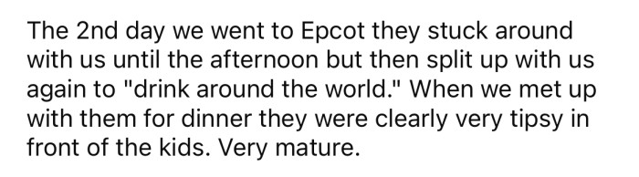 The OP was upset that on one of the days, her SIL and her husband were 