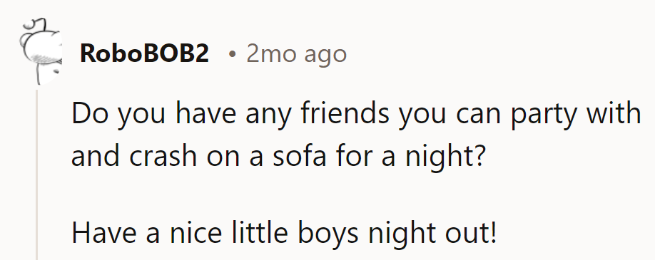 Who needs a bed when there's a comfy sofa waiting?