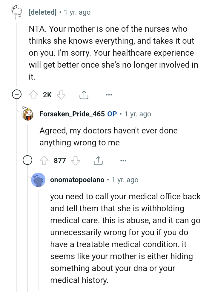OP's Healthcare Experience Will Improve