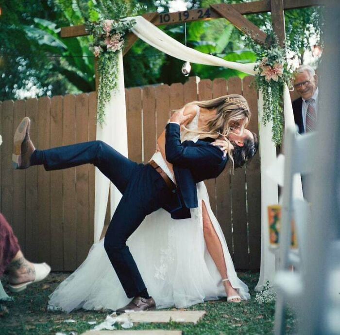 "I Let My Wife Dip Me At Our Wedding"