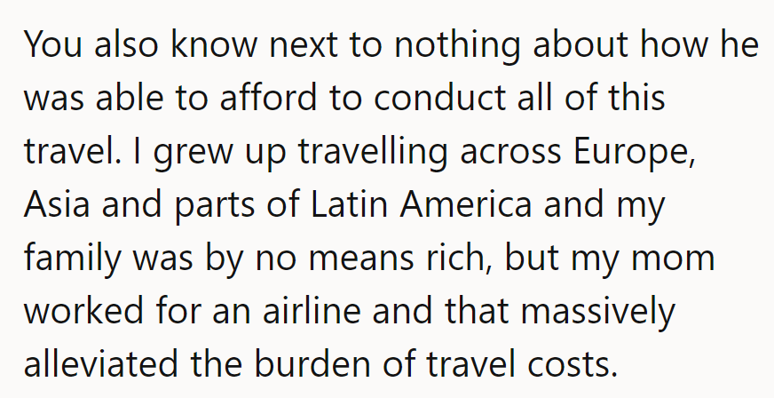 Ah, the perks of a frequent flyer family! Maybe Jack's got a secret travel hack up his sleeve too.