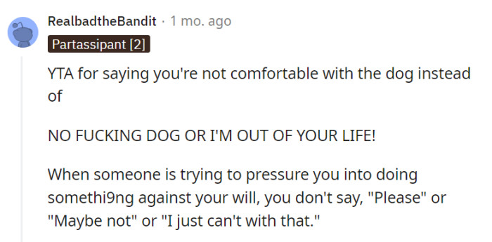 But wasn't it the right thing to say?