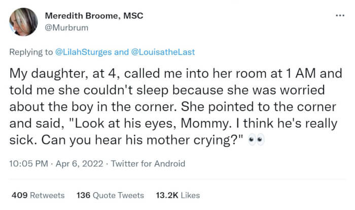 21. Sick boy in the corner