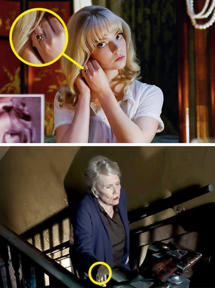 2. The name and the ring in Last Night in Soho