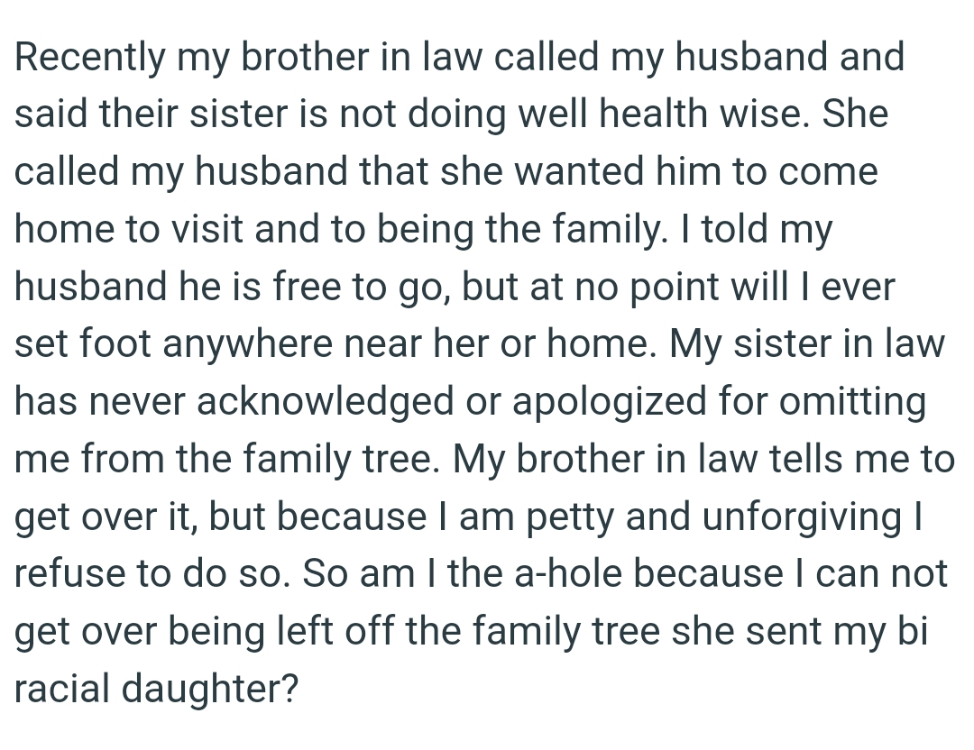 She wanted him to come