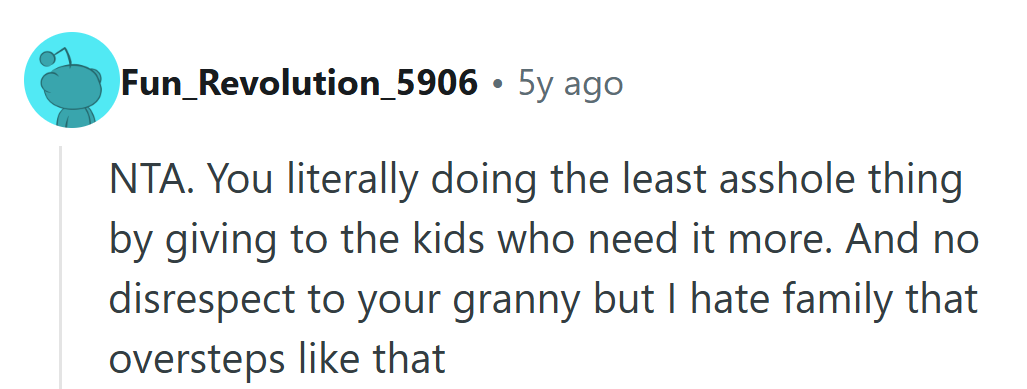 The politest “no disrespect, but…” ever aimed at a grandma power move.
