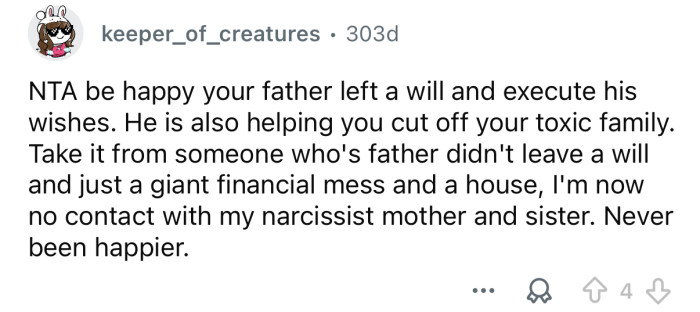 Cut off your toxic family members.