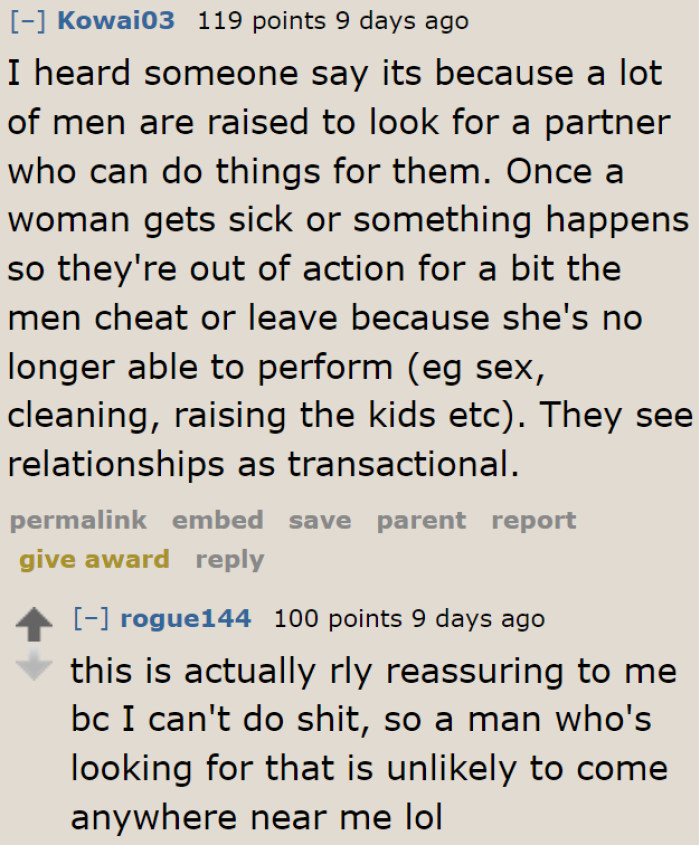 There's something wrong with how men were raised.