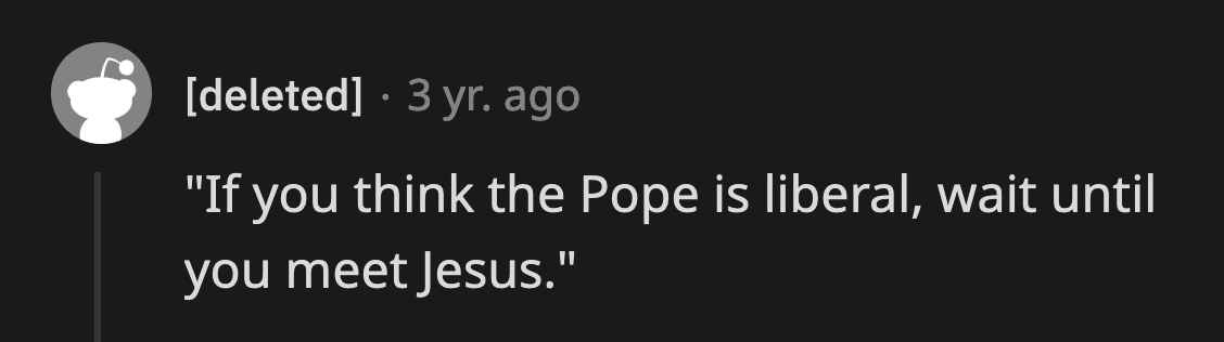 They would call Jesus a communist and then deport him.