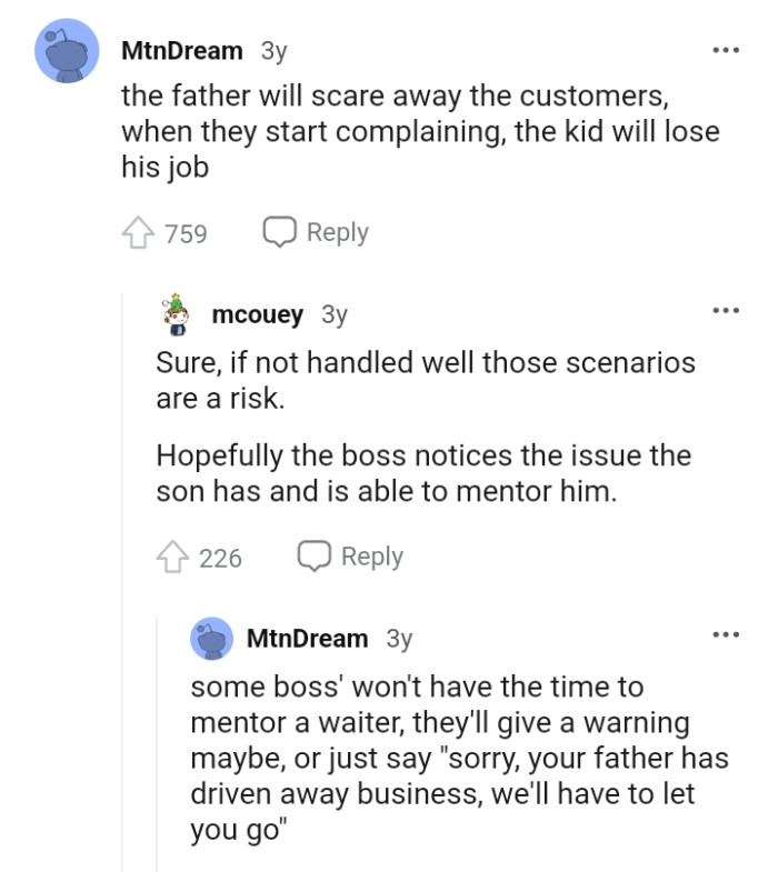 The kid might just lose his job