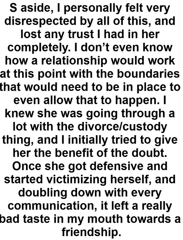 We would feel the same exact way.