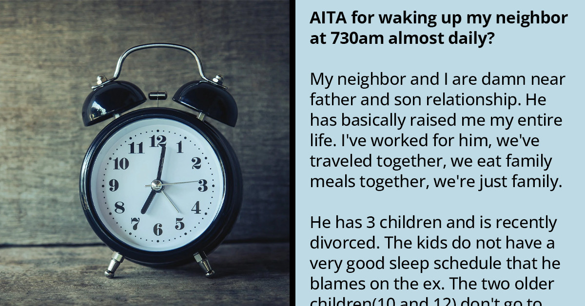 Redditor Gets Slammed For Calling His Exhausted Neighbor Lazy And Waking Him Up At 7:30 AM Every Morning