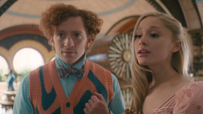 His crush on Galinda is bright enough to light up the Emerald City, but she barely registers him in the crowd.