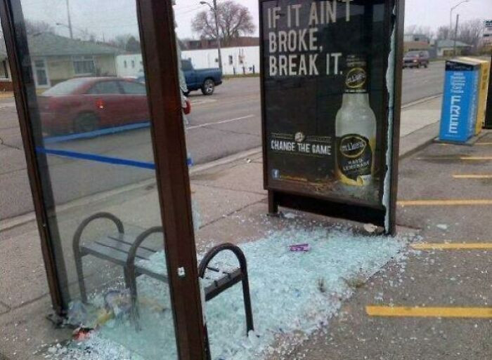 "Poor Choice of Ad Placement"