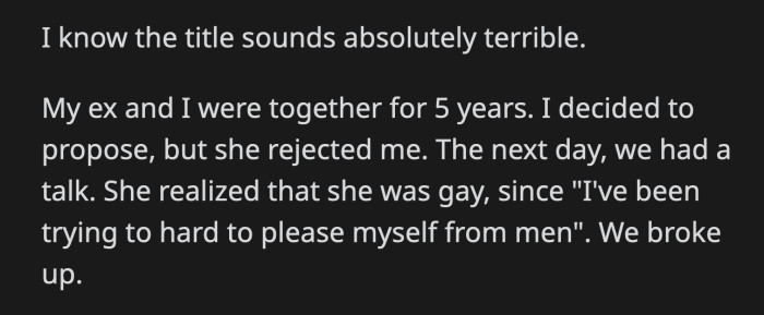 The tides turned when she replied to his comment and yelled at him for outing her