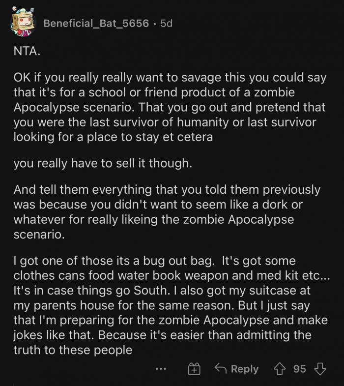 OP doesn't have to explicitly admit anything.