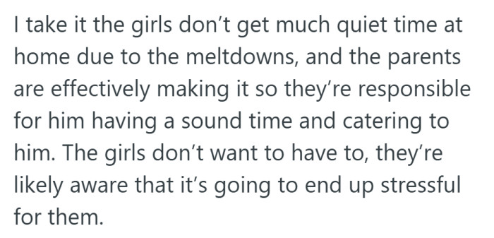 Even kids need a break from “big sibling mode.” A little peace and quiet can go a long way.