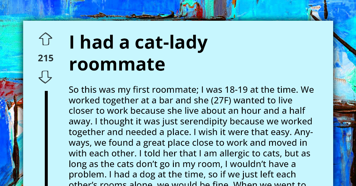 Roommate Feud Over Cat Allergies Explodes Into Shower Curtain Theft And Secret Snack Raids