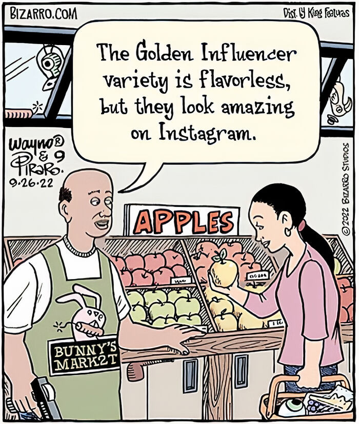 8. People will eventually stop eating food and will exclusively photograph it.