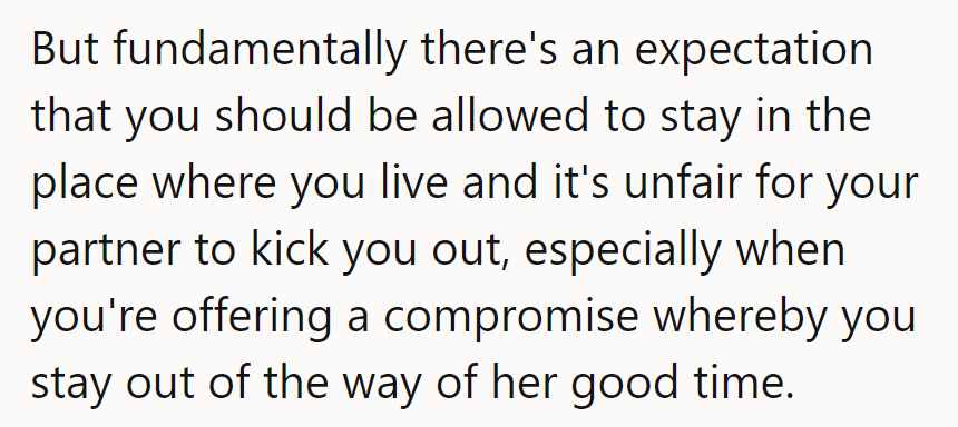 Exactly! Home is where the heart is, not a temporary exodus for a slumber party.