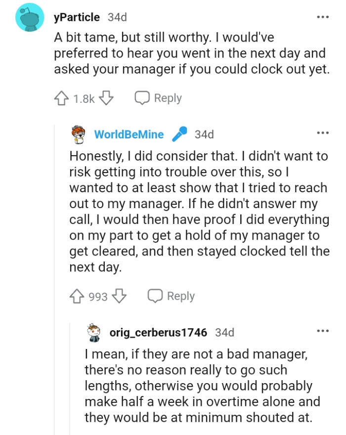 The OP didn't want to get into trouble over it