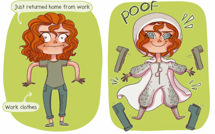 9. This is me the minute I step through the door